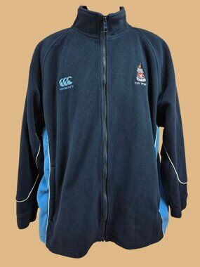 Canterbury Fleece Jacket Large Navy Performance Canberra Grammar School